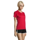 Tricou la baza gatului cu maneca scurta, Femei, SOL'S, 2601E11893, Poliester, Rosu, XS