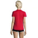 Tricou la baza gatului cu maneca scurta, Femei, SOL'S, 2601E11894, Poliester, Rosu, XXL