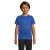 Tricou cu maneca scurta, la baza gatului, Sport, Copii, SOL'S, 2410E20871, Poliester, Albastru royal, 4XL