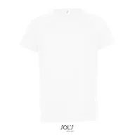 SPORTY-KIDS TSHIRT-140g, Polyester, white, MALE, XL