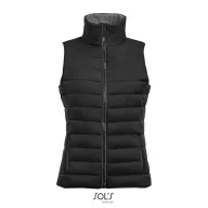 WAVE-WOMEN BODYWARMER-180g, Nylon, black, TWIN, M