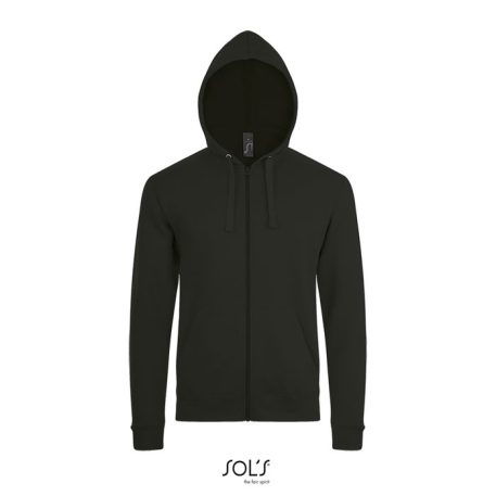 STONE-UNI HOODIE-260g, Polyester/Cotton, black, UNISEX, XL