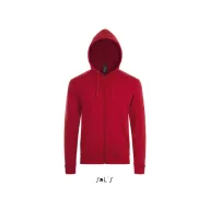   Hanorac cu gluga, 42FEB233514, Stone, Poliester, Bumbac, Unisex, Rosu, 3XL