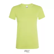 REGENT-WOMEN TSHIRT-150g, Cotton, Apple Green, TWIN, M