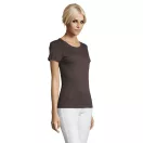 Tricou la baza gatului cu maneca scurta, Femei, SOL'S, 2601E11524, Bumbac, Gri inchis, L