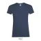 Tricou femei, 2509E16445, SOL'S, 46x33x18 cm, Bumbac, Albastru denim, M