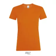 REGENT-WOMEN TSHIRT-150g, Cotton, orange, TWIN, M