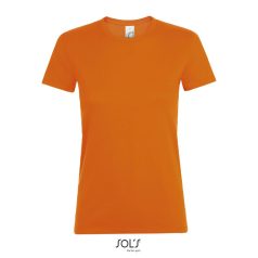 REGENT-WOMEN TSHIRT-150g, Cotton, orange, TWIN, S