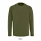 Tricou la baza gatului cu maneca lunga, Barbati, SOL'S, 2601E10890, Bumbac, Kaki inchis, XS
