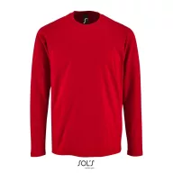   Tricou barbati cu maneca lunga, 2509E15487, SOL'S, 64x41x27 cm, Bumbac, Rosu, 4XL