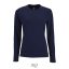 Tricou Dama cu maneca lunga, 42FEB233690, Imperial LSL Women, Bumbac, Feminin, Albastru French Navy, XXL