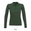 Tricou Polo cu maneca lunga, Femei, SOL'S, 2601E11394, Bumbac, Verde Bottle, M