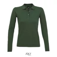   Tricou Polo cu maneca lunga, Femei, SOL'S, 2601E11395, Bumbac, Verde Bottle, S