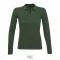 Tricou Polo cu maneca lunga, Femei, SOL'S, 2601E11395, Bumbac, Verde Bottle, S