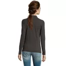 Tricou Polo cu maneca lunga, Femei, SOL'S, 2601E11402, Bumbac, Gri charcoal melange, XL