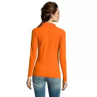   Tricou Polo cu maneca lunga, Femei, SOL'S, 2601E11404, Bumbac, Portocaliu, 3XL