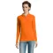 Tricou Polo cu maneca lunga, Femei, SOL'S, 2601E11405, Bumbac, Portocaliu, L