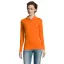Tricou Polo cu maneca lunga, Femei, SOL'S, 2601E11408, Bumbac, Portocaliu, XL