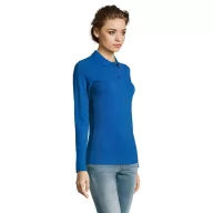   Tricou Polo cu maneca lunga, Femei, SOL'S, 2601E11417, Bumbac, Albastru Royal, L