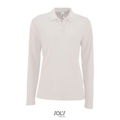   Tricou Polo, Dama, maneca lunga, SOL'S, 2401E10163, Bumbac, Alb, S