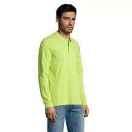   Tricou Polo cu maneca lunga, Barbati, SOL'S, 2601E11375, Bumbac, Verde Apple, M