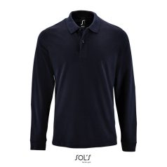   Tricou Polo, Barbati, maneca lunga, SOL'S, 2401E10186, Bumbac, Albastru French navy, XXL