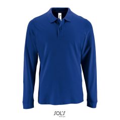   Tricou Polo, Barbati, maneca lunga, SOL'S, 2401E10202, Bumbac, Albastru royal, 4XL
