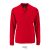 Tricou Polo, Barbati, maneca lunga, SOL'S, 2401E10208, Bumbac, Rosu, 3XL