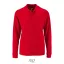 Tricou Polo, Barbati, maneca lunga, SOL'S, 2401E10212, Bumbac, Rosu, S