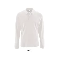   Tricou Polo, Barbati, maneca lunga, SOL'S, 2401E10216, Bumbac, Alb, 4XL
