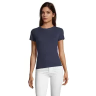   Tricou la baza gatului, Dama, maneca scurta, SOL'S, 2401E10223, Bumbac, Albastru French navy, M