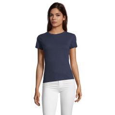   Tricou la baza gatului, Dama, maneca scurta, SOL'S, 2401E10223, Bumbac, Albastru French navy, M