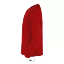 Tricou la baza gatului cu maneca lunga, Copii, SOL'S, 2601E10892, Bumbac, Rosu, 3XL