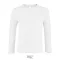 Tricou pentru Copii cu maneca lunga, 42FEB232836, Imperial LSL Kids, Bumbac, Unisex, Alb, 3XL