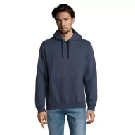   Hanorac cu gluga, Unisex, SOL'S, 2601E11471, Poliester, Bumbac, Albastru Denim cenusiu, 3XL