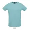 Tricou unisex, 2509E16618, SOL'S, 64x41x41 cm, Poliester, Albastru pool, L