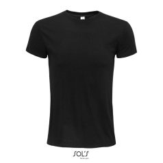 EPIC-UNI TSHIRT-140g, Organic cotton, Deep Black, XS