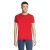 Tricou la baza gatului, Barbati, maneca scurta, SOL'S, 2401E10346, Bumbac, Rosu bright, 3XL