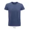 Tricou Barbati, 42FEB234518, Pioneer Men, Bumbac, Masculin, Albastru Denim, S