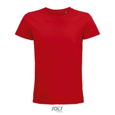   Tricou la baza gatului, Barbati, maneca scurta, SOL'S, 2401E10367, Bumbac, Rosu, 3XL