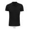 Tricou polo barbati, 22FEB2047, 4XL, masculin, Bumbac, Negru
