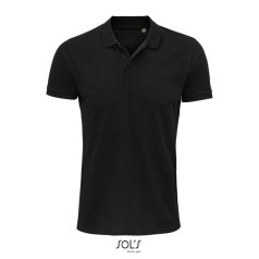 PLANET-POLO-170g-BARBAȚI, Organic cotton, black, M