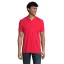 Tricou Polo, Barbati, maneca scurta, SOL'S, 2401E10441, Bumbac, Rosu, XXL