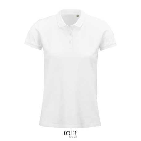 PLANET-WOMEN POLO-170g, Organic cotton, white, XXL