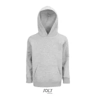   Hanorac cu gluga, copii, 2509E16678, SOL'S, 56x43x31 cm, Bumbac, Gri melange, 3XL