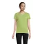 Tricou la baza gatului cu maneca scurta, Femei, SOL'S, 2601E12123, Bumbac, Verde Apple, L