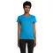 Tricou la baza gatului cu maneca scurta, Femei, SOL'S, 2601E12129, Bumbac, Albastru Aqua, M