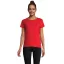 Tricou la baza gatului cu maneca scurta, Femei, SOL'S, 2601E12149, Bumbac, Rosu Bright, XXL