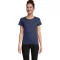 Tricou la baza gatului cu maneca scurta, Femei, SOL'S, 2601E12155, Bumbac, Albastru Denim, L