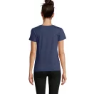 Tricou la baza gatului cu maneca scurta, Femei, SOL'S, 2601E12159, Bumbac, Albastru Denim, XXL